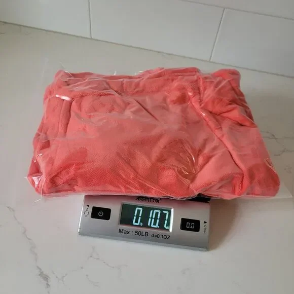 Womens ADONNA Terry cloth Zip Cover Up Robe L Coral Turtle Shells Print Pockets - Picture 13 of 13